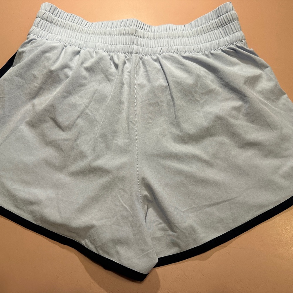 EUC Athleta High Rise striped running shorts - Picture 2 of 6